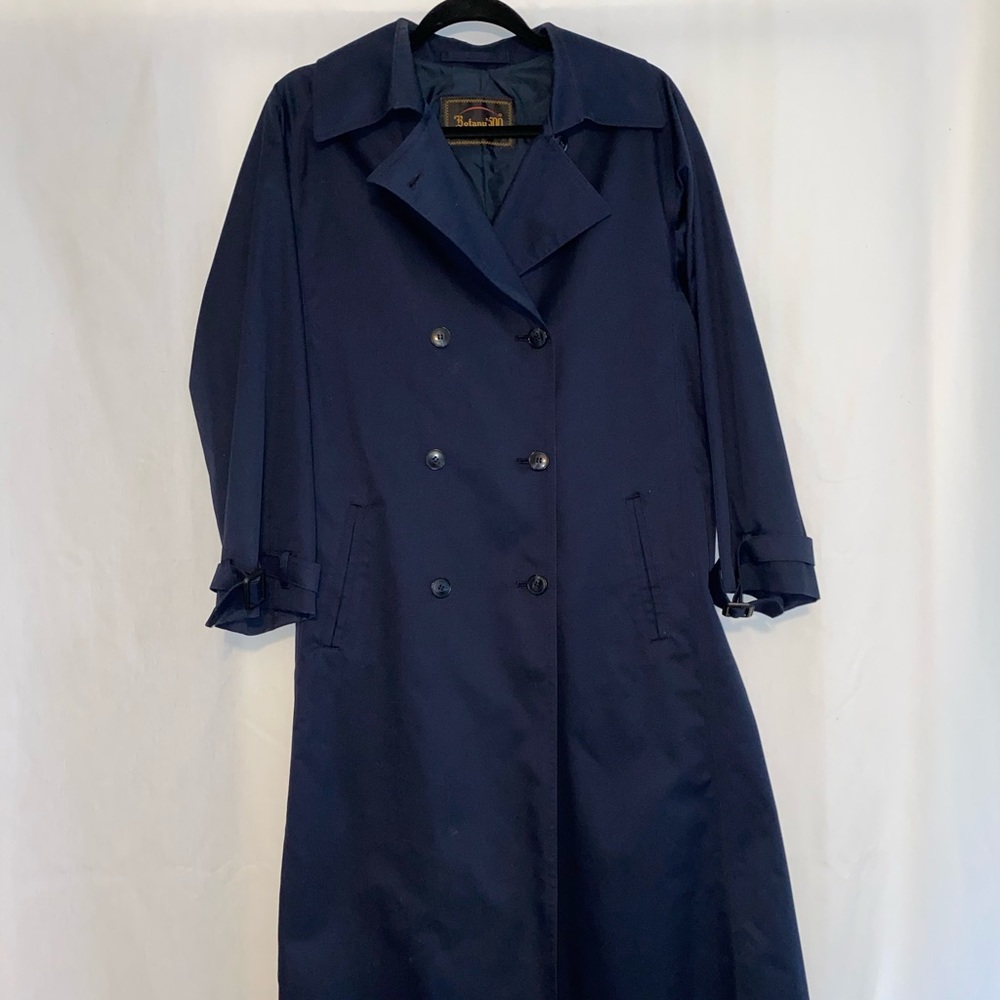 Botany 500 Navy Trench Coat